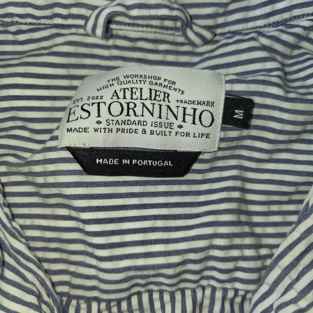 Atelier Estorninho Seersucker Button Down